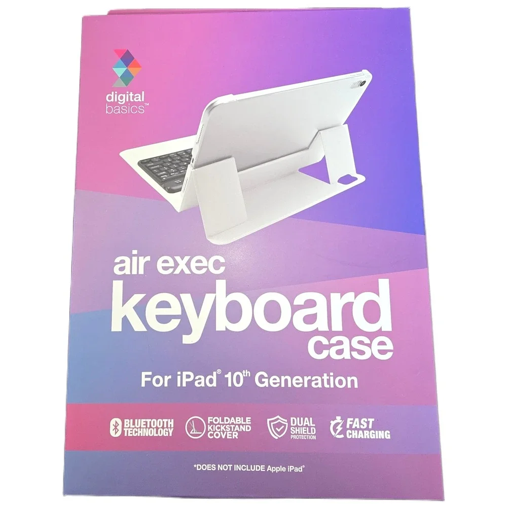 Digital Basics Air Exec Keyboard Case iPad 10th Gen Tablet Master Kit Sleeve Set